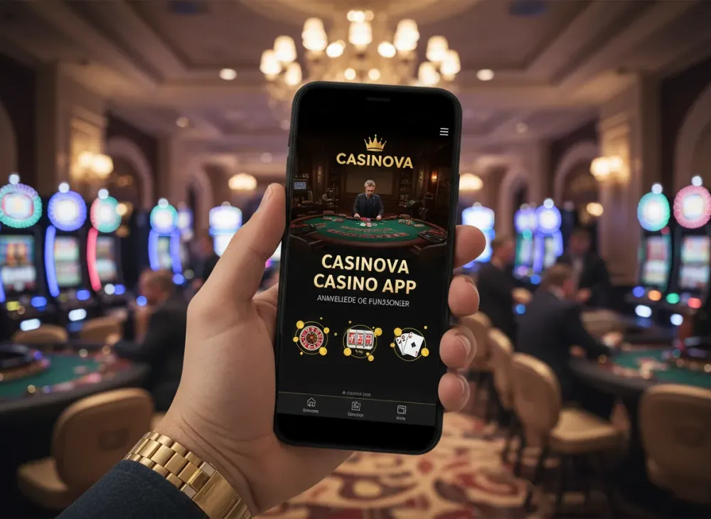 Casinova casino app - Anmeldelse og funksjoner