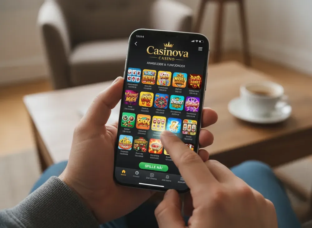 Casinova casino app - Anmeldelse og funksjoner