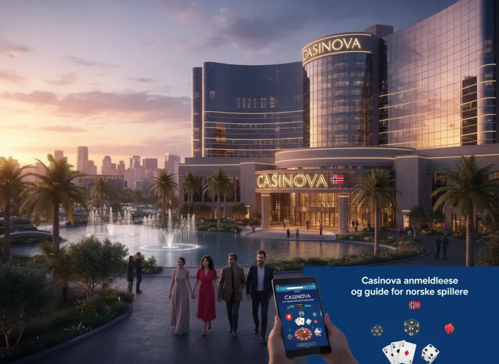 Casinova anmeldelse og guide for norske spillere