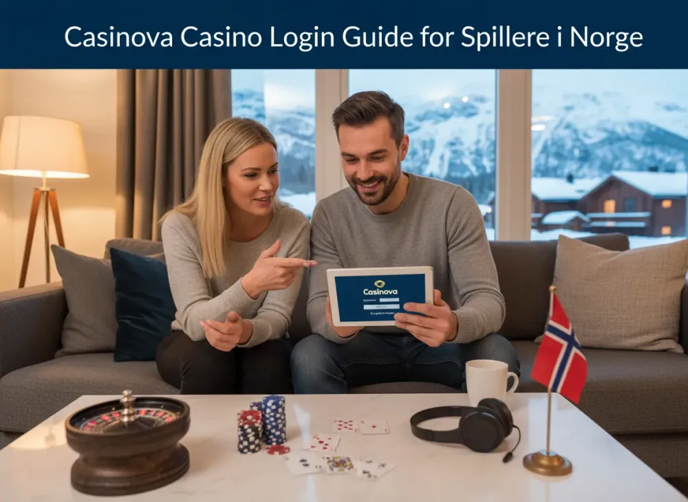 Casinova casino login guide for spillere i Norge