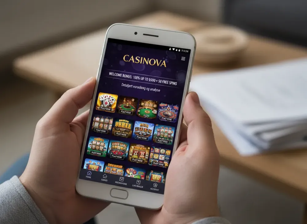 Casinova casino review - Detaljert vurdering og analyse